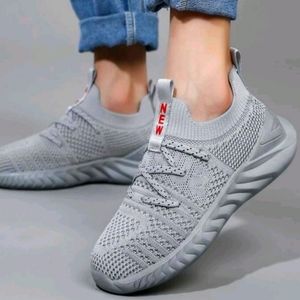 Mesh Lace Up decor Sneaker Size 34